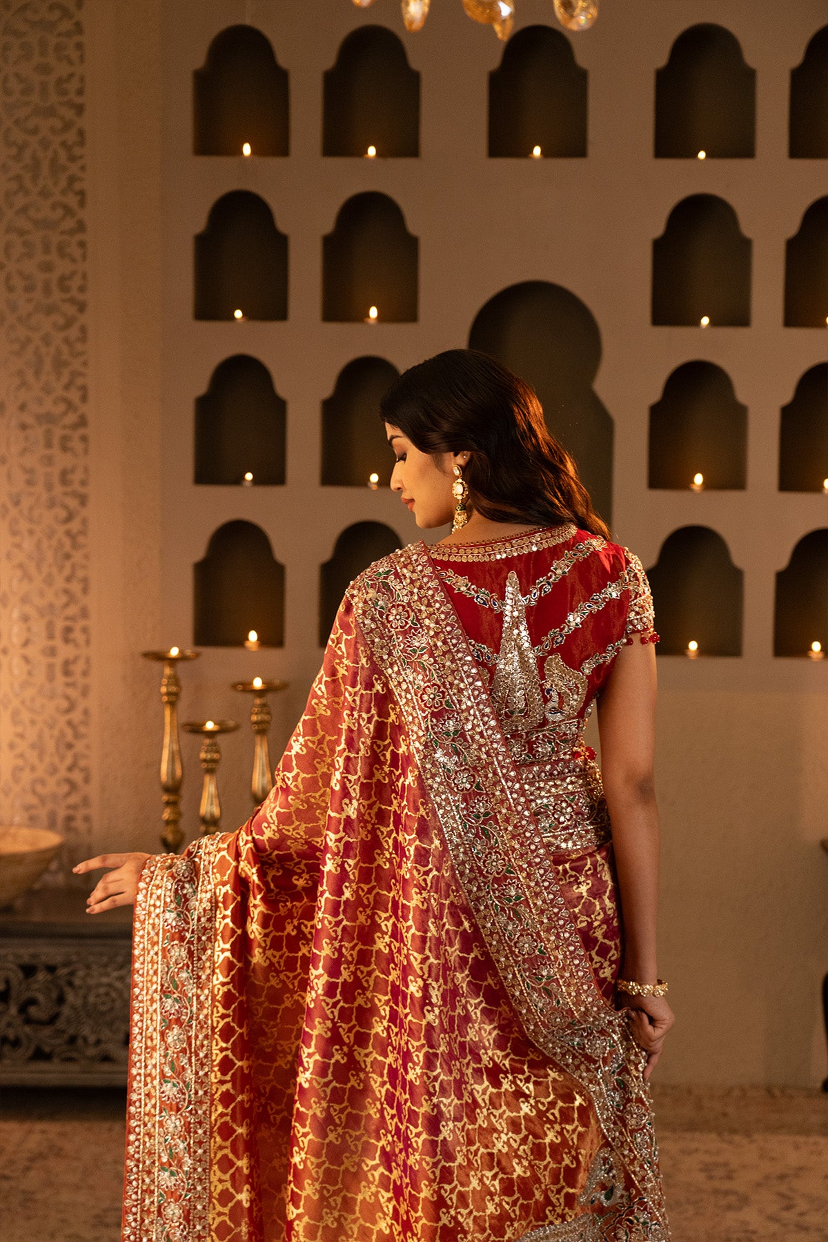 Real Zari Gota Patti With Gold Foil Printing