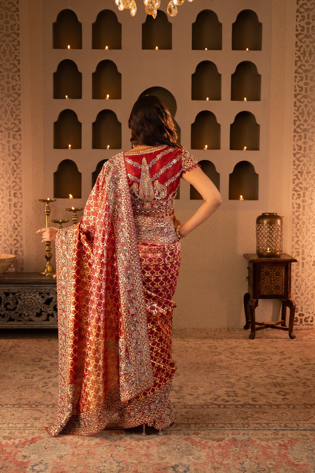 Real Zari Gota Patti With Gold Foil Printing